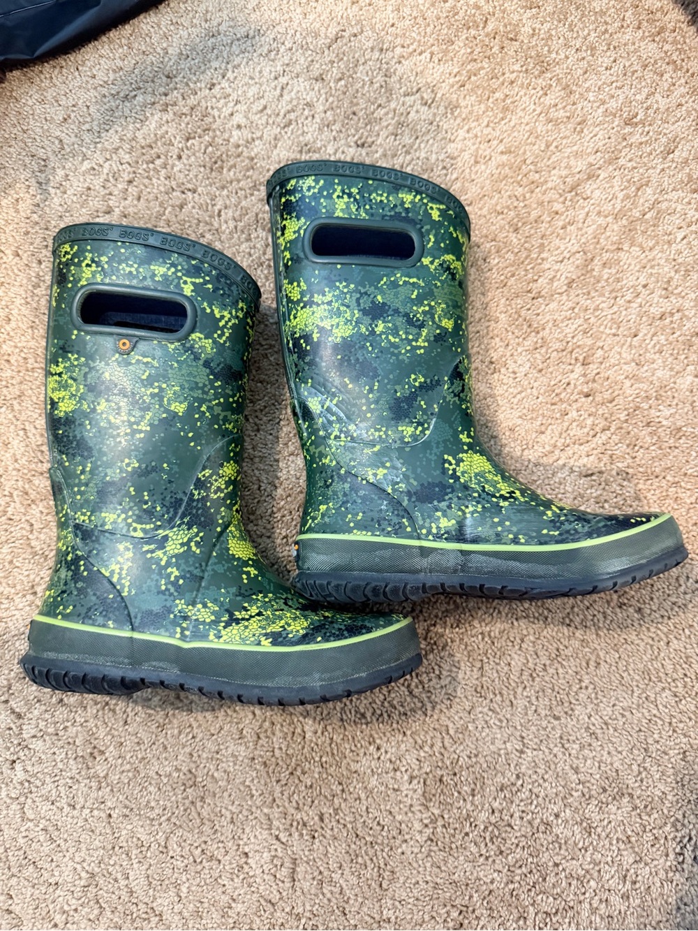 Bogs Kids Camo Rain Boots